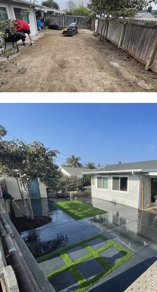 Before & After Patio Installation in Huntington Beach, CA (1)