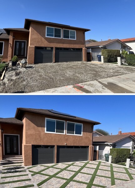 Before & After Driveway Installation in Huntington Beach, CA (1)
